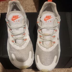 Nike Air Sneakers - White and Orange - Mint